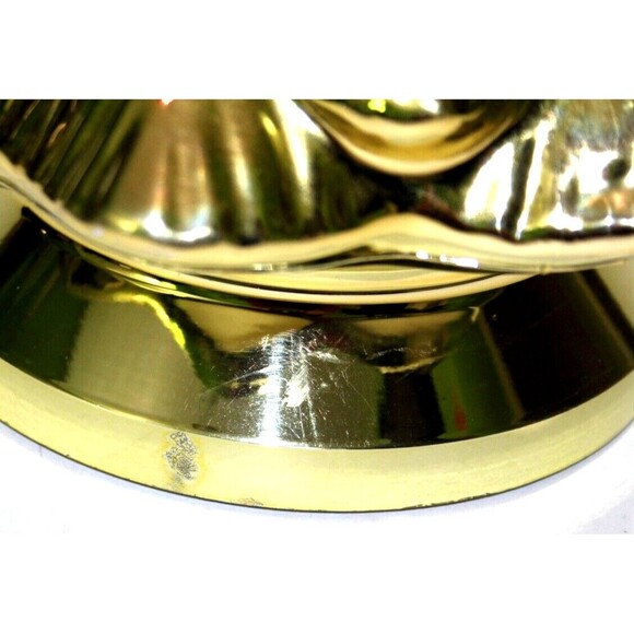 Mr. Christmas Gold Metallic Lights Up Plastic Tree Ornament Battery Works 14"x6" - Picture 8 of 11